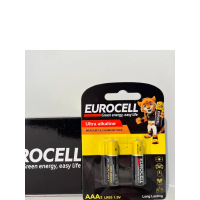 Eurocell Батарейки алкалиновые AAА 2шт (мизинчиковые)